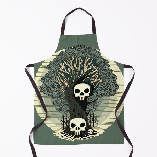 Item preview, Evil Spirits Tree with skulls and Ghosts designed and sold by BluedarkArt.