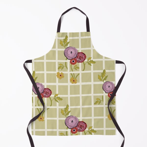 Item preview, Ranunculaceaes and buttercups on a vintage style garden lattice designed and sold by ncxadair.