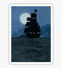 Sailing Under The Moon Sticker