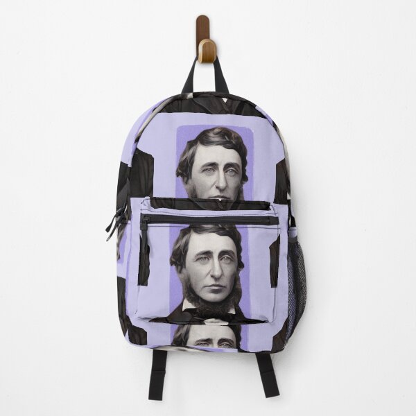 Item preview, American Naturalist Henry David Thoreau - purple - illustration designed and sold by Litstoy.