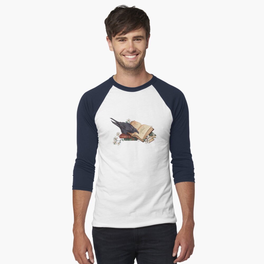 Item preview, Baseball ¾ Sleeve T-Shirt designed and sold by rebeccaflaum.