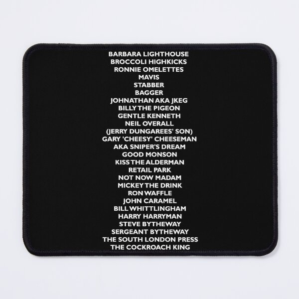 Item preview, Bob Mortimer_s names - White designed and sold by SchererLeanne.