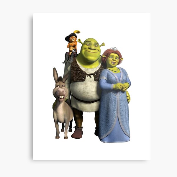 Screaming Shrek  Metal Print for Sale by SunnyMoonCrafts