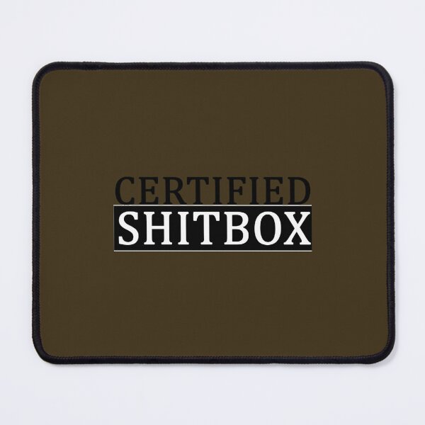 Item preview, CERTIFIED SHITBOX CarFunny Window Laptop Decal designed and sold by Lorentedesigner.