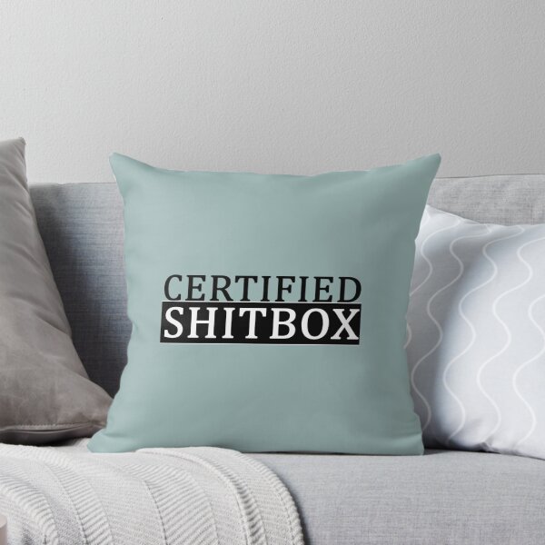 Item preview, CERTIFIED SHITBOX CarFunny Window Laptop Decal designed and sold by Lorentedesigner.