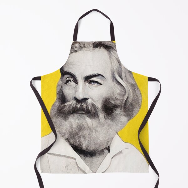 Item preview, American Poet Walt Whitman - yellow - illustration designed and sold by Litstoy.
