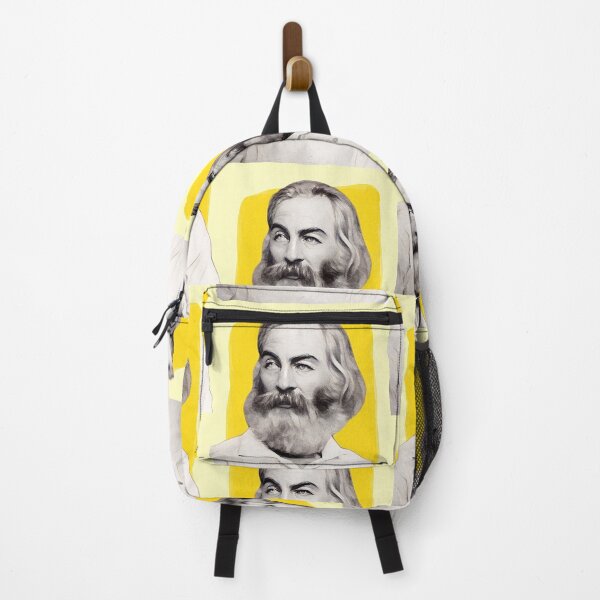 Item preview, American Poet Walt Whitman - yellow - illustration  designed and sold by Litstoy.