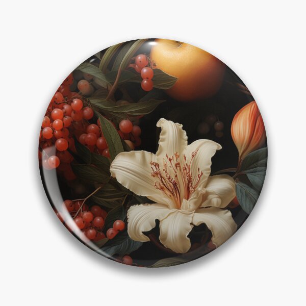 Aperçu de l'œuvre Histoire d'amour de fleurs et de fruits succulents créée et vendue par OurBarcode.
