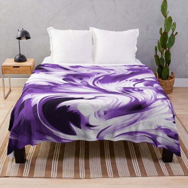 Item preview, Abstract Fire in Colors of bright Solid Violet designed and sold by deniselynnimage.