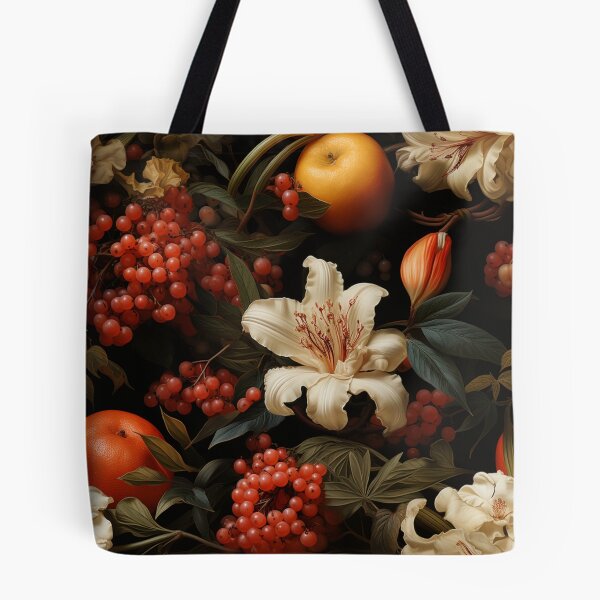 Aperçu de l'œuvre Histoire d'amour de fleurs et de fruits succulents créée et vendue par OurBarcode.