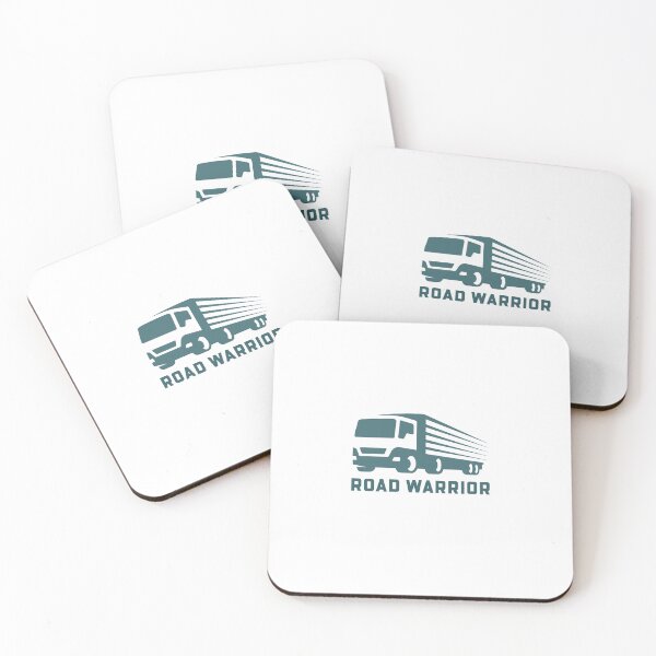 Item preview, Trucker Road Warrior Design - Blue Logo designed and sold by SpringEternal.