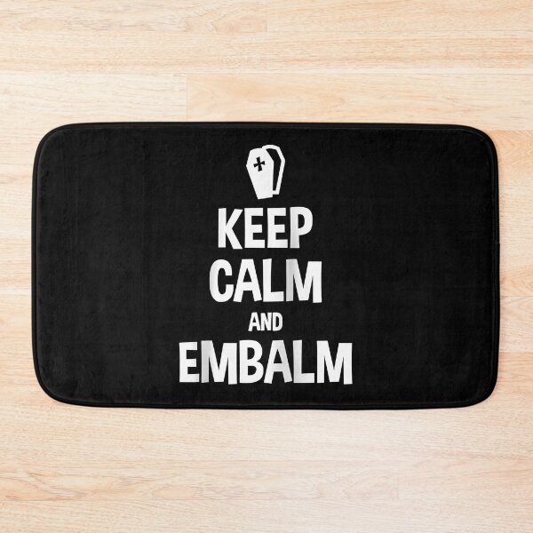 Item preview, Keep Calm And Embalm Mortuary Science Student Mortician Gift Raglan Baseball Ee designed and sold by JamesGuilly.