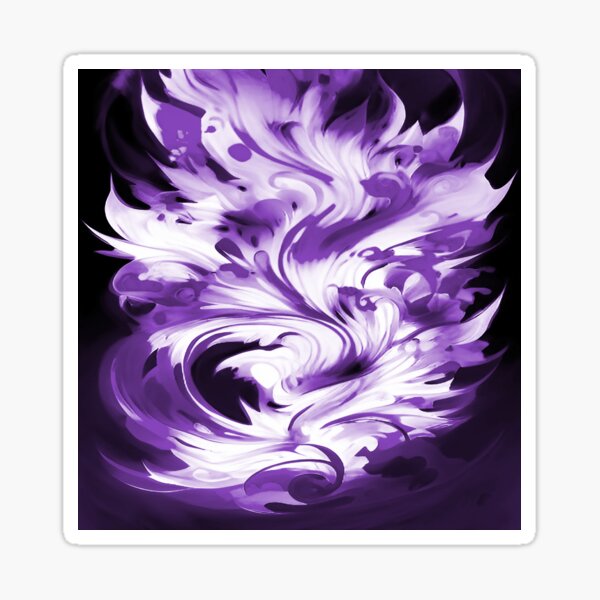 Item preview, Abstract Fire in Colors of bright Solid Violet designed and sold by deniselynnimage.