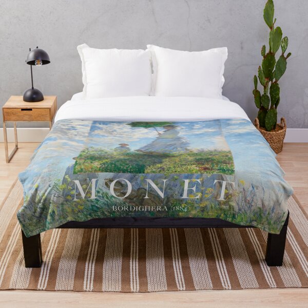 Item preview, Claude Monet's Madam Monet and her son by claude monet posters (1875) designed and sold by AndromedaWeb.