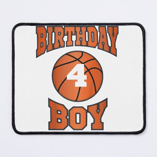 Item preview, Kids 4H Fourth Four 4 Year Happy Birthday Boy Basketball Shir designed and sold by JamesGuilly.