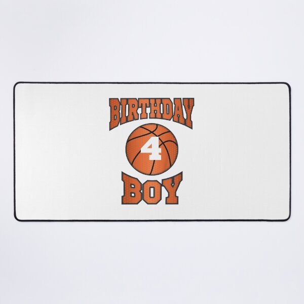 Item preview, Kids 4H Fourth Four 4 Year Happy Birthday Boy Basketball Shir designed and sold by JamesGuilly.