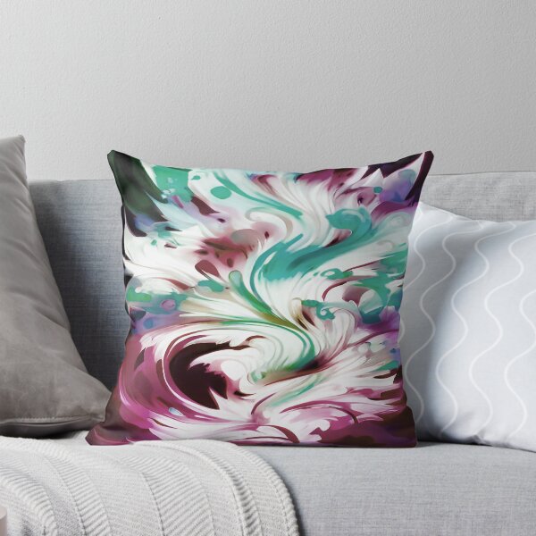 Artikelvorschau, Abstract Fire in Colors of Pink and Green entworfen und verkauft von deniselynnimage.