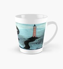 Taza cónica Monstruo marino y faro