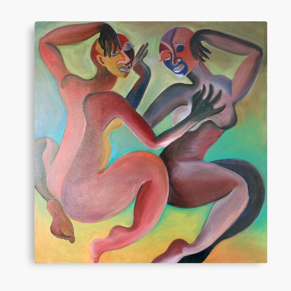 Gossip Metal Print