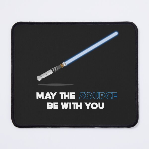 Item preview, Copy of May the source be with you(blue) designed and sold by Code  Monkeys.