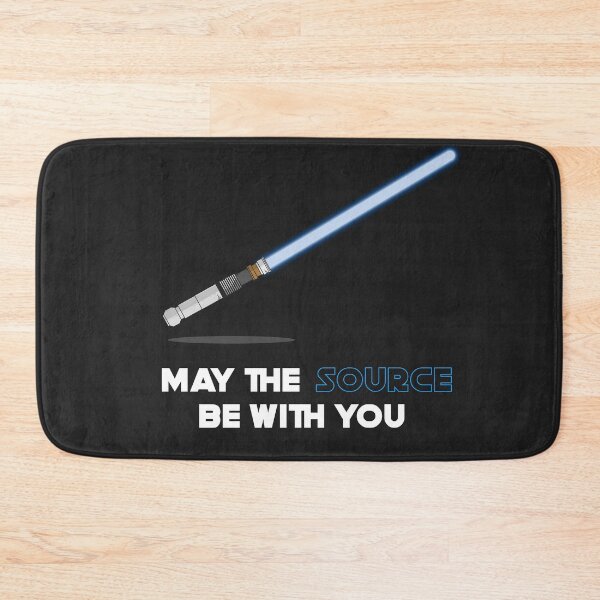 Item preview, Copy of May the source be with you(blue) designed and sold by Code  Monkeys.