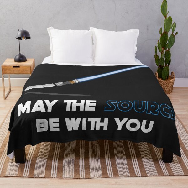 Item preview, Copy of May the source be with you(blue) designed and sold by Code  Monkeys.