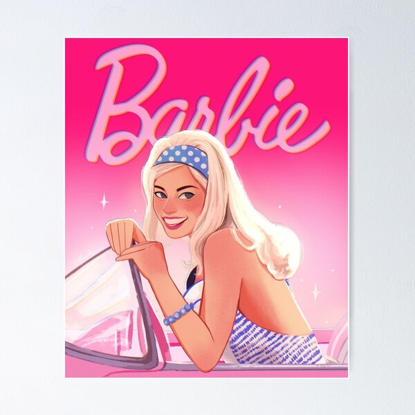 Cheap Margot Robbie Hi Barbie Poster, Barbie Movie Poster - Allsoymade