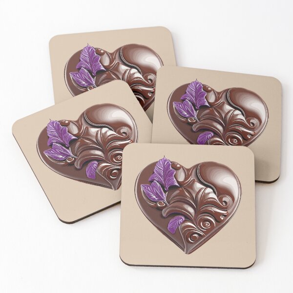 Item preview, Sweet Chocolate Love: A Heart Full of Delight designed and sold by Pickmash.