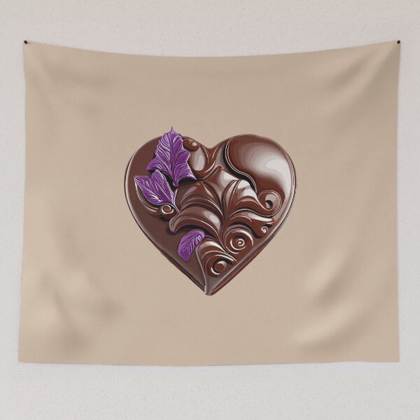 Item preview, Sweet Chocolate Love: A Heart Full of Delight designed and sold by Pickmash.