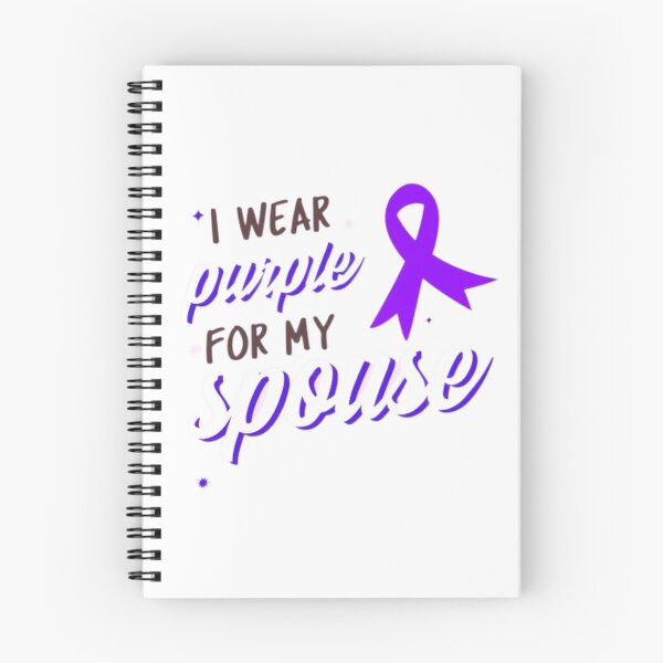 Item preview, Crohns and Colitis awareness purple ribbon - I wear purple for my spouse  designed and sold by Rodayna Elnaggar.