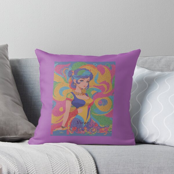 Item preview, Virgo zodiac sign colorful flat design designed and sold by MikeeJay.