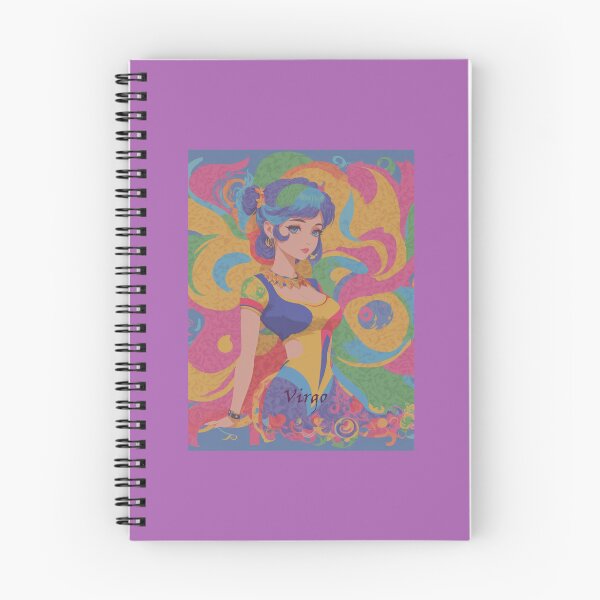 Aperçu de l'œuvre Design plat coloré signe du zodiaque vierge créée et vendue par MikeeJay.