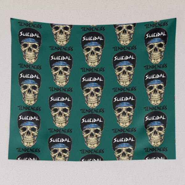 Item preview, Face skull suicidal tendencies designed and sold by GrainGagnon.