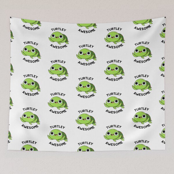 Item preview, Turtley Awesome Funny Turtle Puns  designed and sold by punnybone.