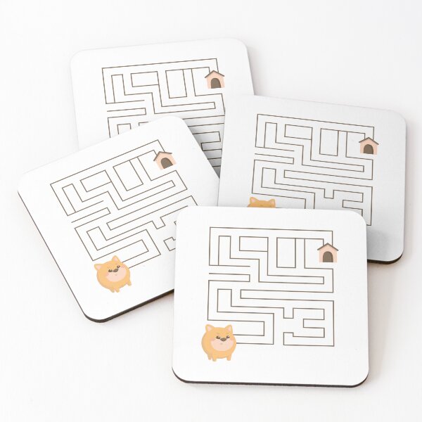 Item preview, Cute and adorable Puppy Dog finding kennel in a maze designed and sold by RunSumErrands.