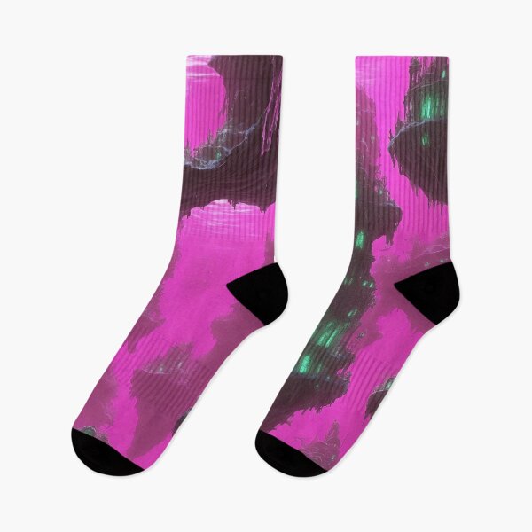 Item preview, Fantasy World Magical Aliens Underwater Caves Pink designed and sold by SassyArtistry.