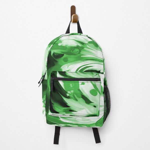 Item preview, Abstract Fire in Colors of Solid Green designed and sold by deniselynnimage.