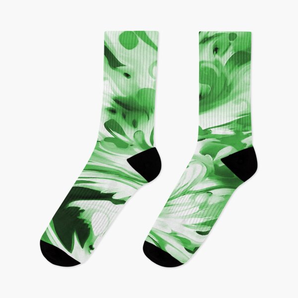 Item preview, Abstract Fire in Colors of Solid Green designed and sold by deniselynnimage.
