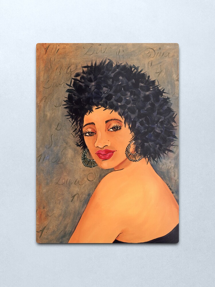 Alternate view of Diva Metal Print