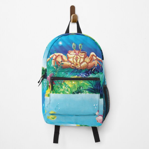 Item preview, Crab - Under the sea, ocean animals painting crustaceans designed and sold by HajnalkArt.