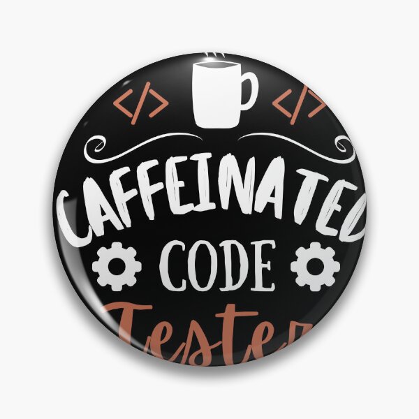 Item preview, Code Tester and Coffee Lovers | Coral White Font designed and sold by FocusChillax.