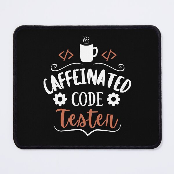 Item preview, Code Tester and Coffee Lovers | Coral White Font designed and sold by FocusChillax.