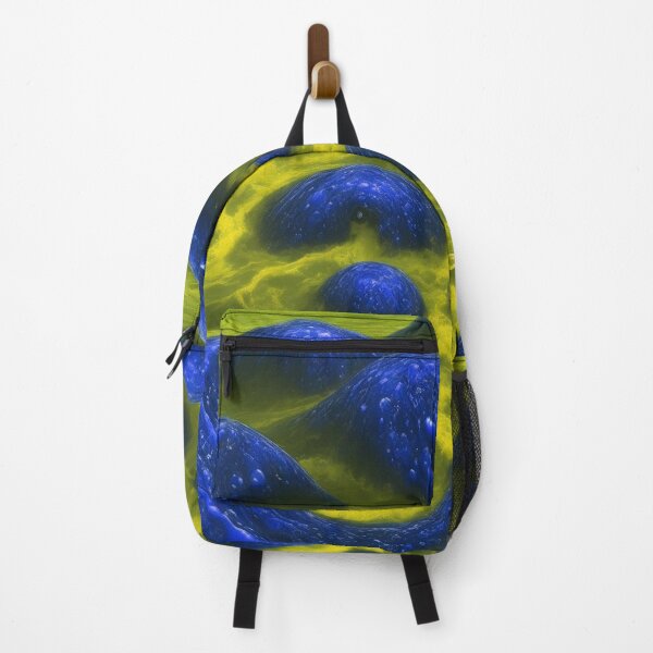 Item preview, Fantasy World Magical Ocean Seashore Yellow and Blue Toxic Polution designed and sold by SassyArtistry.