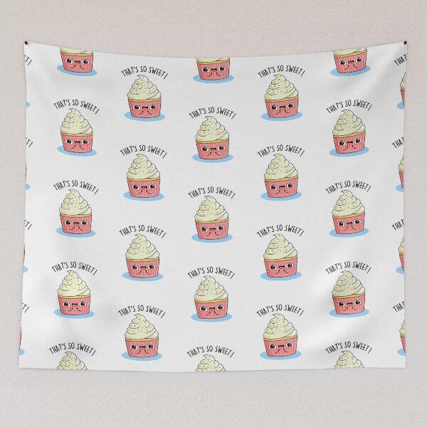 Item preview, That's So Sweet Funny Cupcake Puns  designed and sold by punnybone.