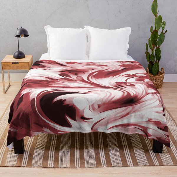 Item preview, Abstract Fire in Colors of Solid Red designed and sold by deniselynnimage.