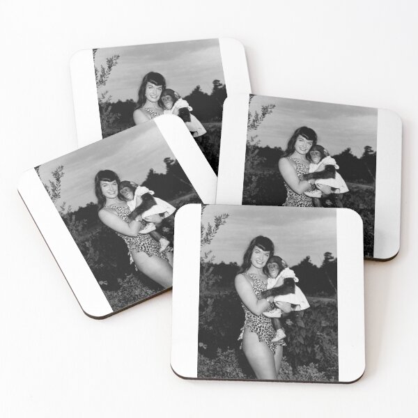 Item preview, Cute Monkey And Bettie Poster designed and sold by xembat-xembut.