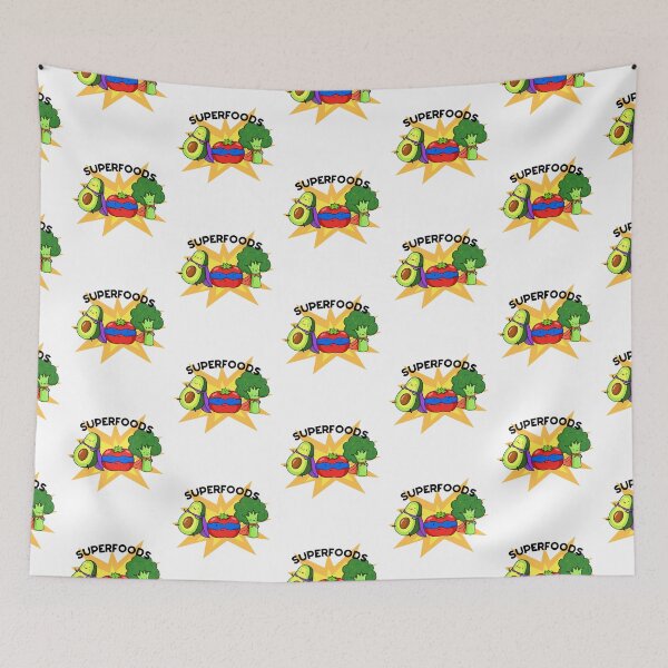 Item preview, Superfoods Funny Vegetable Puns  designed and sold by punnybone.
