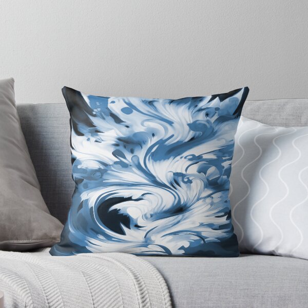 Artikelvorschau, Abstract Fire in Colors of Solid Teal entworfen und verkauft von deniselynnimage.