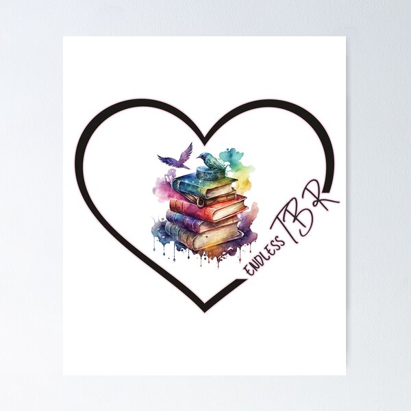 Item preview, Endless TBR Booklover Bookreader  designed and sold by LittleMagicShop.