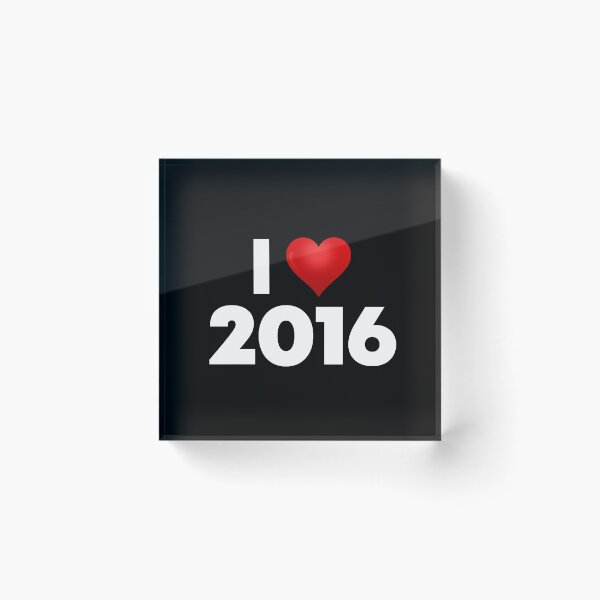 Item preview, I Love 2016 designed and sold by Itsheartshop.